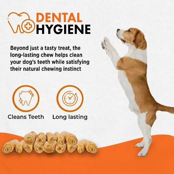 Canine Naturals Hide Free Beef Rolls Dog Chew