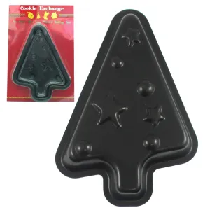 Christmas Tree Baking Pan Mold Metal Cookie Cutter Mini Cake Pan Holiday Party !