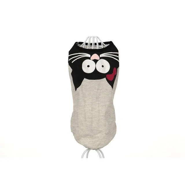 Cute Cartoon Vest for Cats