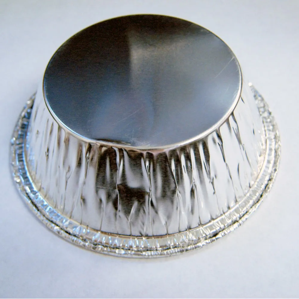 Disposable Aluminum Foil Cups Baking Bake Muffin Cupcake Tin Mold Round 24 Pcs !