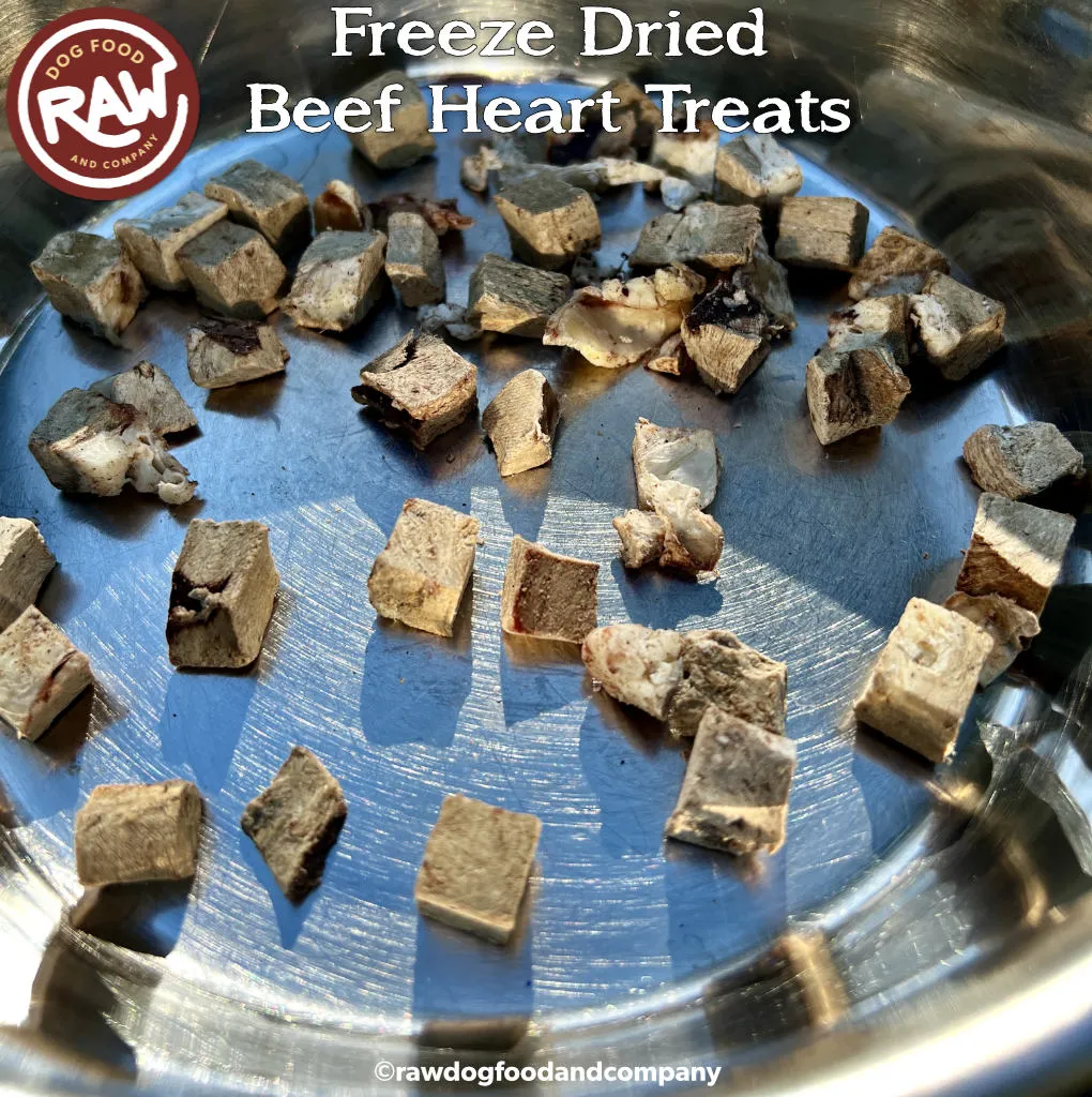 Freeze Dried Beef Heart Treats (6 oz)