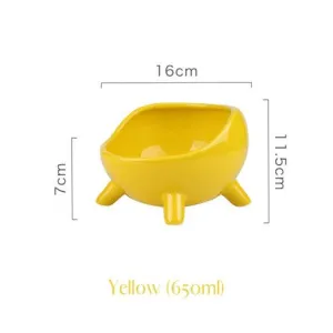 FurBub Chubby Ceramic Cat Bowl