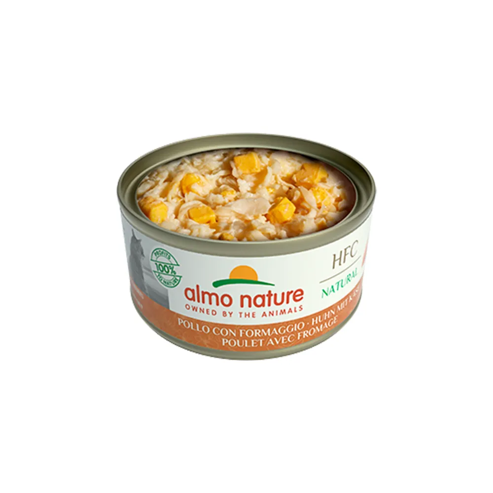 HFC Natural Chicken with Cheese Cat Can