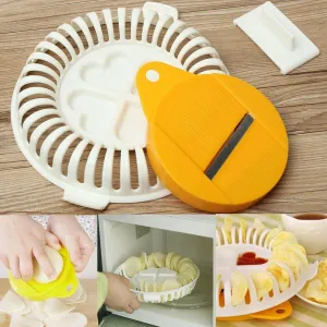 Microwave Oven Fat Potato Chips Maker Set