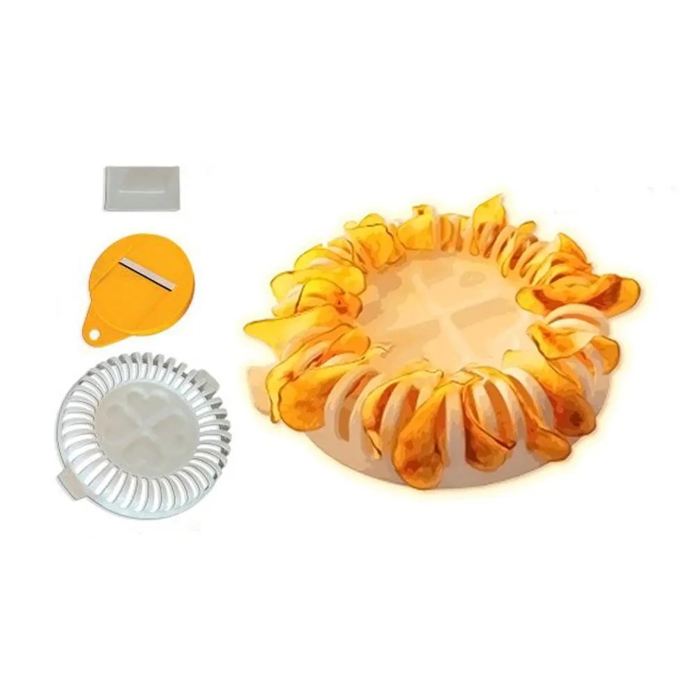 Microwave Oven Fat Potato Chips Maker Set