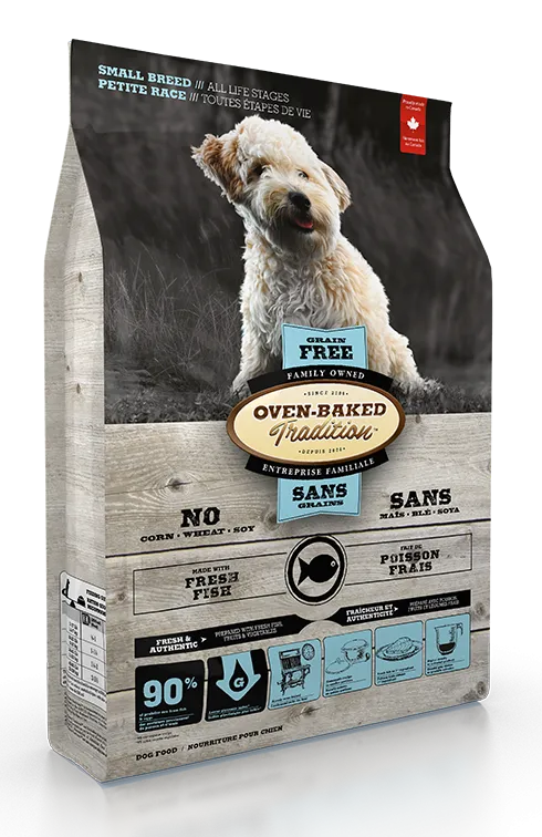 Oven-Baked Tradition Grain-Free Dry Food for Small Dog Breeds - Fish