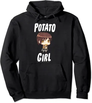 Potato Girl Pullover Hoodie Pullover Hoodie