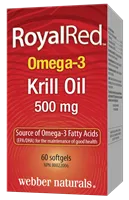 RoyalRed Omega-3 Krill Oil, 500 mg, 60 softgels