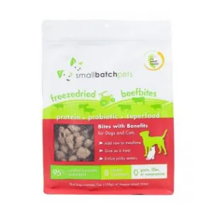 Small Batch Freeze Dried Beef Bites Dog Treats, 7 oz