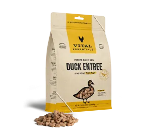 Vital Essentials Duck Mini Nibs, Freeze-Dried Dog Food Vital Essentials Duck Mini Nibs, Freeze-Dried Dog Food