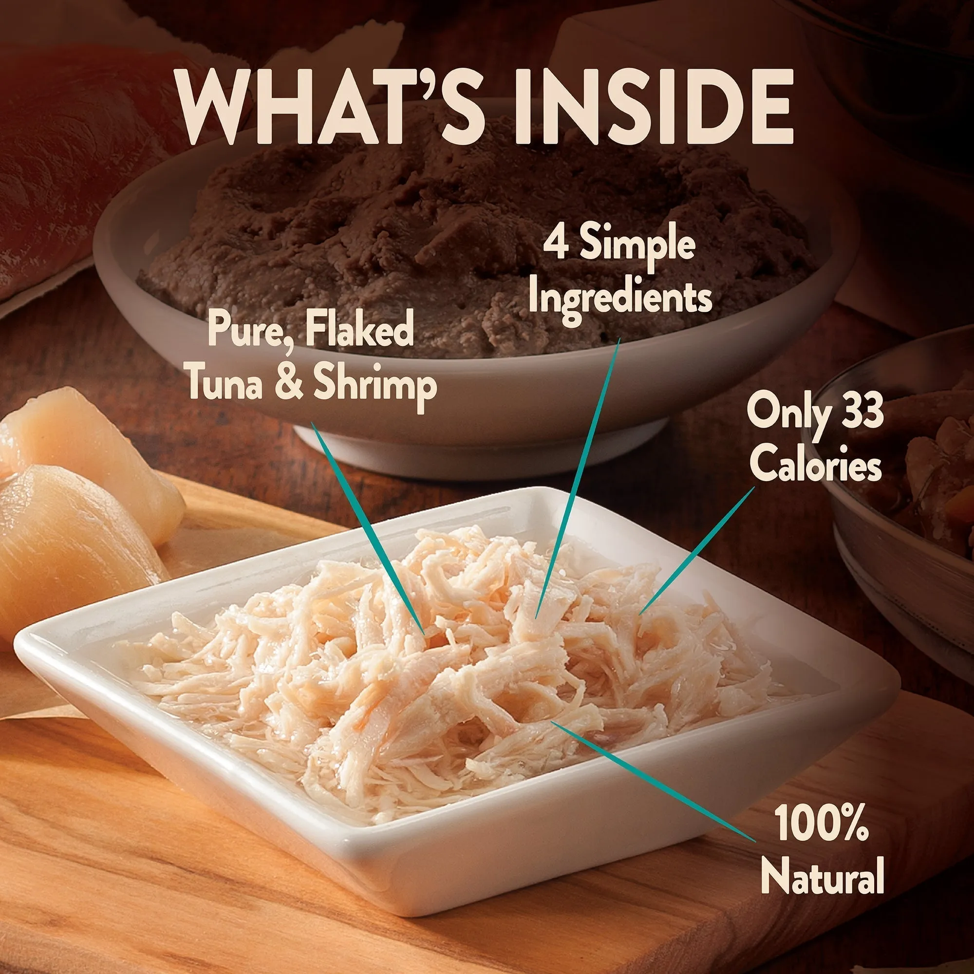 Wellness CORE Simply Shreds Flaked Tuna and Shrimp Wet Cat Food 50g